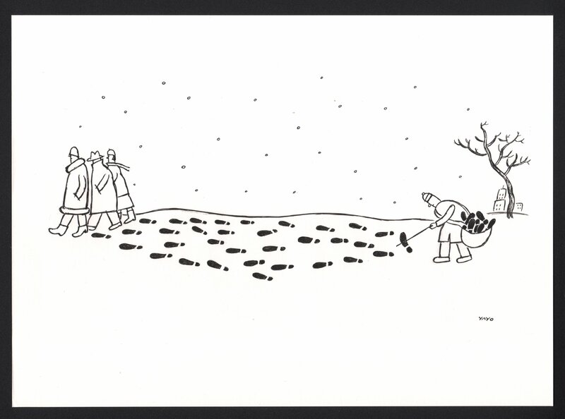 Footsteps par Yayo - Illustration originale