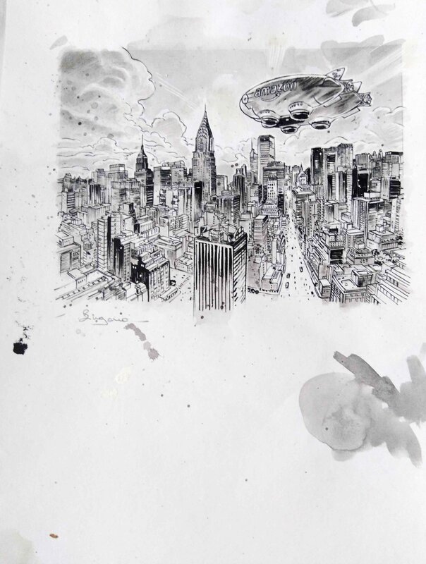 Le dernier Livre par Brice Bingono - Planche originale
