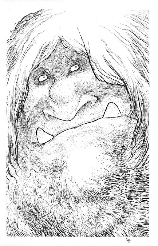 En vente - Garulfo - réfB10 par Bruno Maïorana - Illustration originale