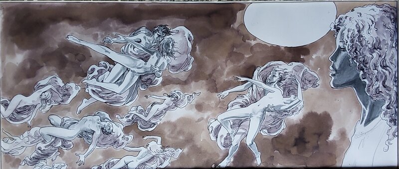Milo Manara, Revoir les étoiles,  planche 38 partie B - Comic Strip