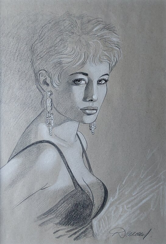 Renaud, Portrait de Jessica Blandy - Illustration originale