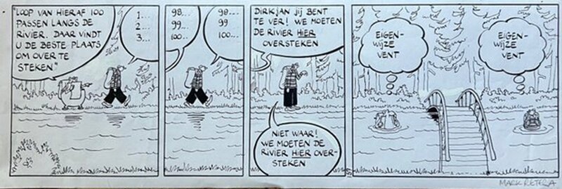 Mark Retera, Dirkjan is Eigenwijs - Comic Strip