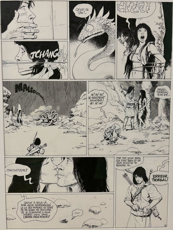 Grzegorz Rosinski, Thorgal La Gardienne des Clés - Planche originale