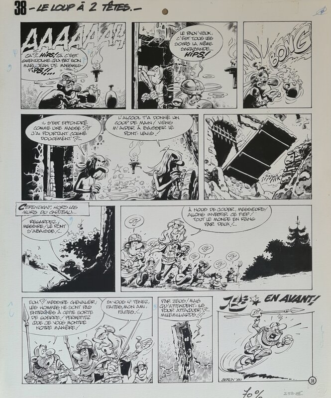 Le loup à 2 têtes by Pierre Seron - Comic Strip
