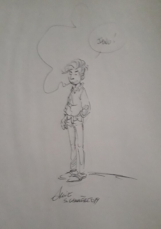 Léo Loden by Serge Carrère - Sketch