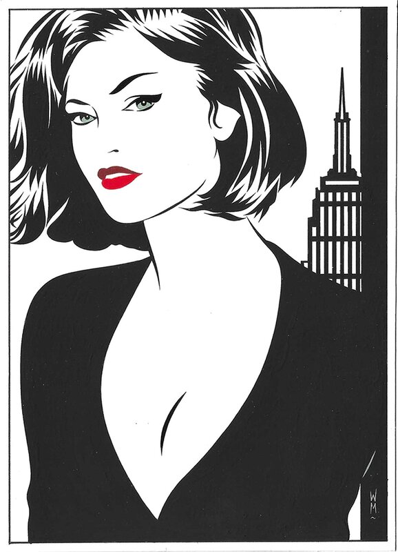 Cent Dessus Dessous by Walter Minus - Original Illustration