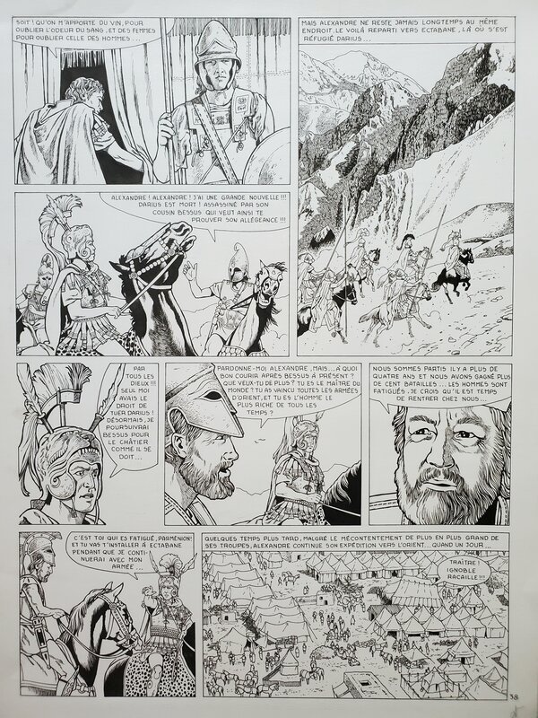 Jean Torton, ALIX RACONTE   T1 ALEXANDRE LE GRAND - Planche originale