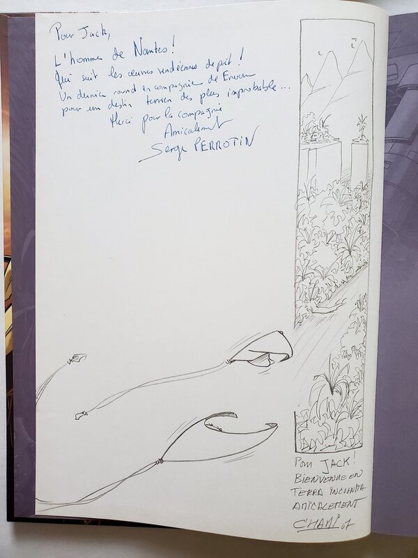 Chami, Serge Perrotin, TERRA INCOGNITA   T3 RETOURS - Sketch