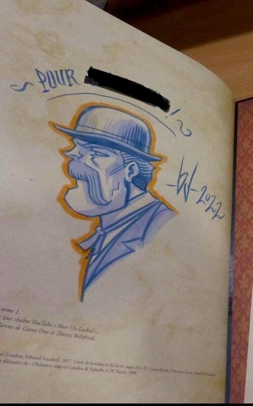 Sherlock Holmes by Benoît Dahan - Sketch