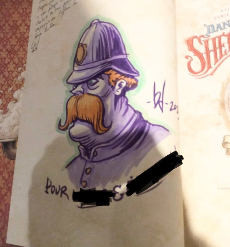 Sherlock Holmes by Benoît Dahan - Sketch