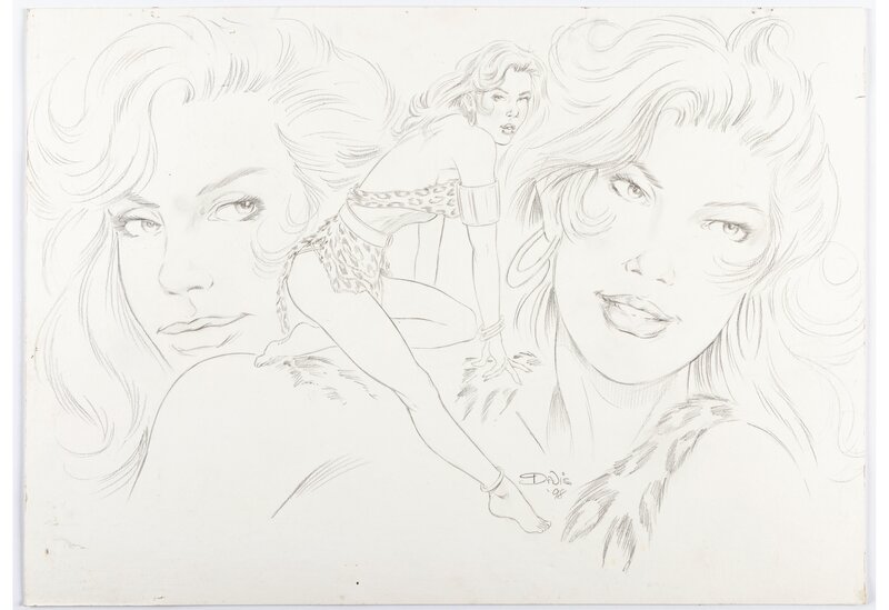 Dan Davis - Sheena, Queen of the Jungle (1998) - Illustration originale