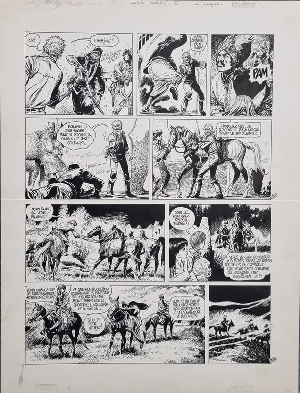 Lester Cockney par Franz - Planche originale