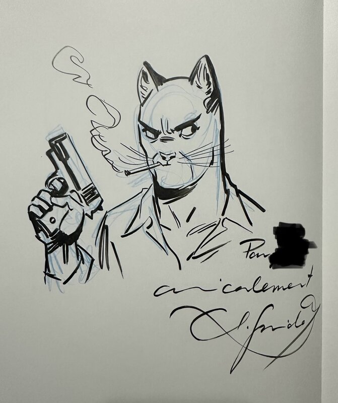 Blacksad by Juanjo Guarnido - Sketch