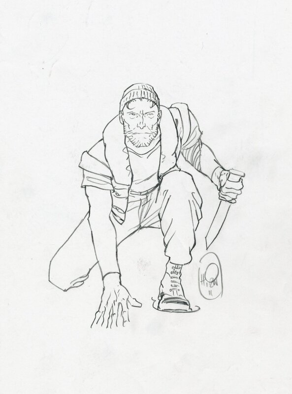 Hirn, Laurent - Le Pouvoir des innocents - Portrait de Logan - 2002 - Original art