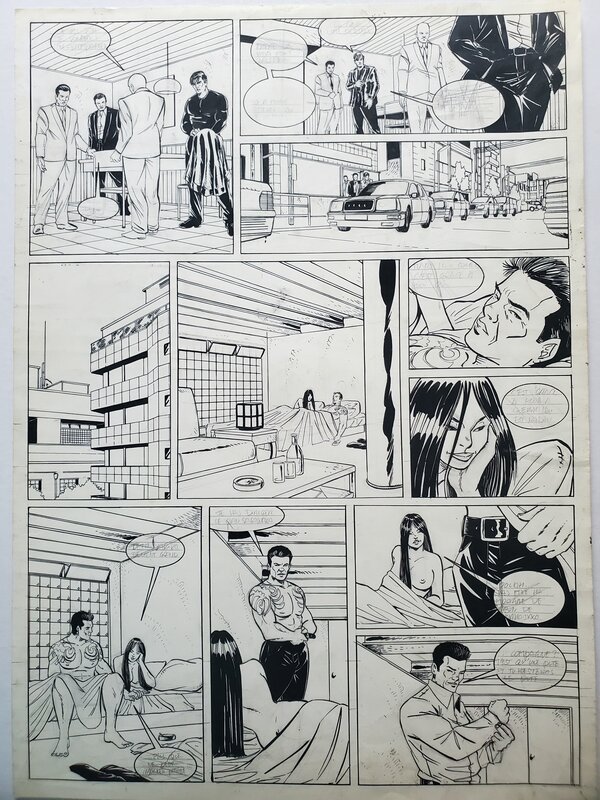 BUSHIDO par Michel Koeniguer - Planche originale