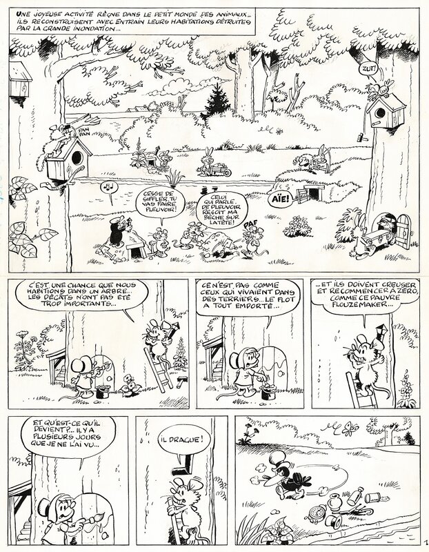 Macherot - Sibylline, Gudu s’évade - Comic Strip
