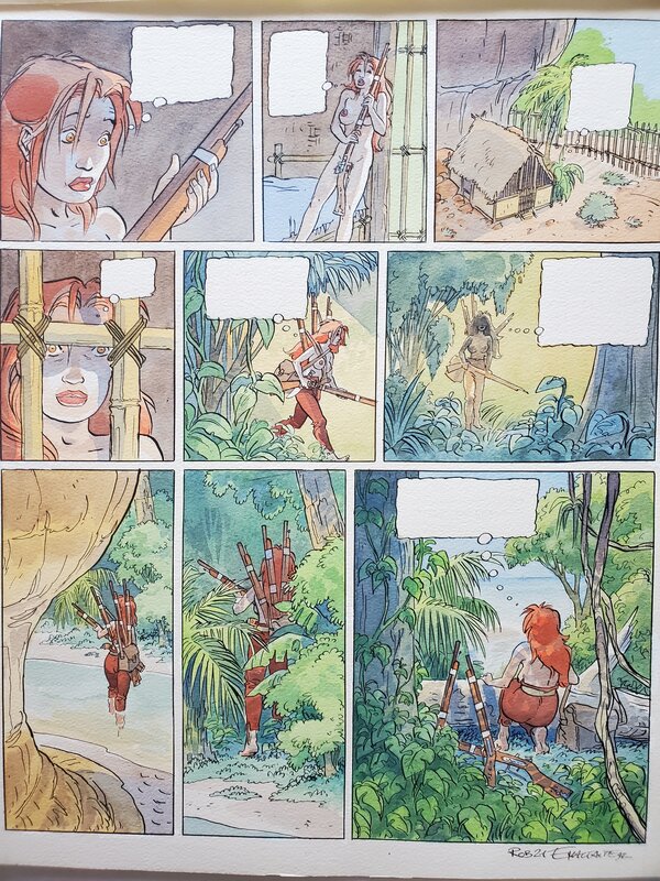 Éric Maltaite, Robinsonne  couleur directe - Comic Strip