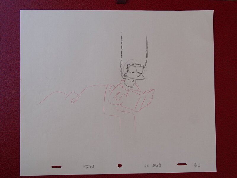 Matt Groening - The Simpsons - Marge Simpson - Original art