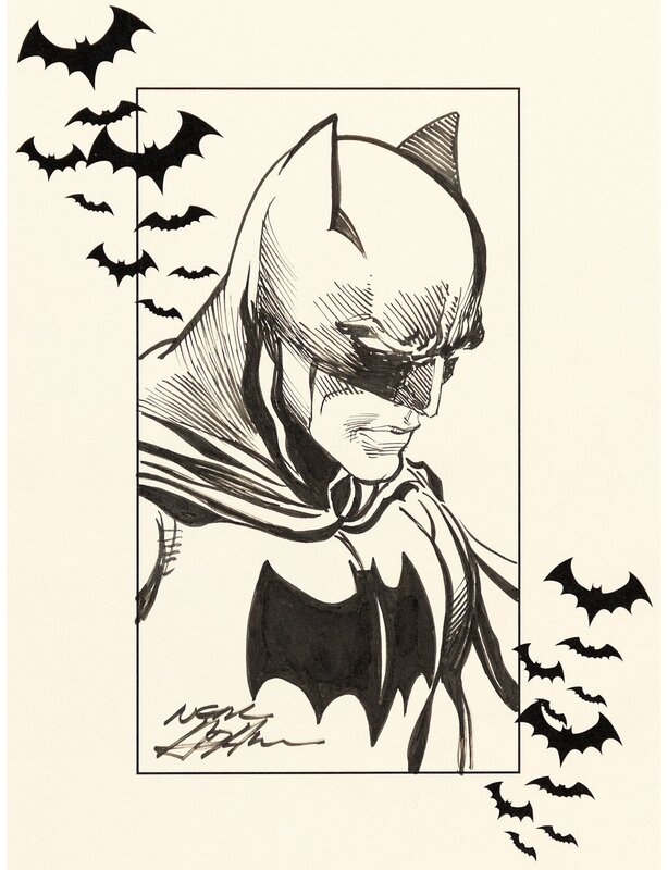 Neal Adams Batman - Original Illustration