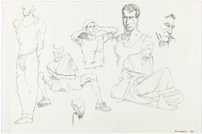 Scott Koblish dessin préparatoires 2 sur 5 1988 - Œuvre originale