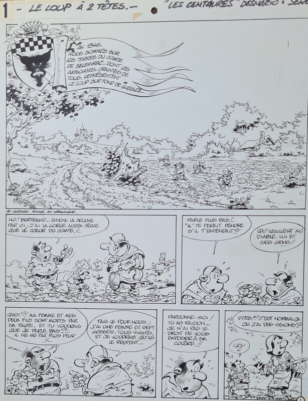 Loup à 2 têtes by Pierre Seron - Comic Strip