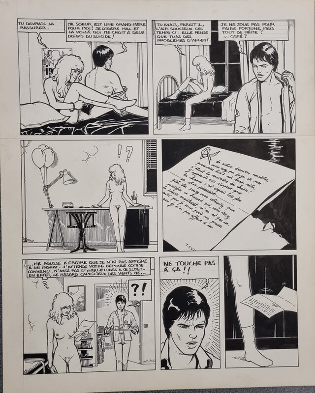 En vente - Sophie par Mignot - Planche originale