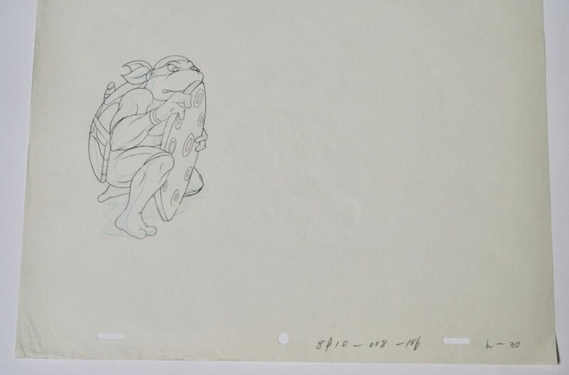 Murakami - Wolf - Swenson Produc, Teenage Mutant Ninja Turtles (1987-1996) - 1 Dessin d'animation original - Œuvre originale