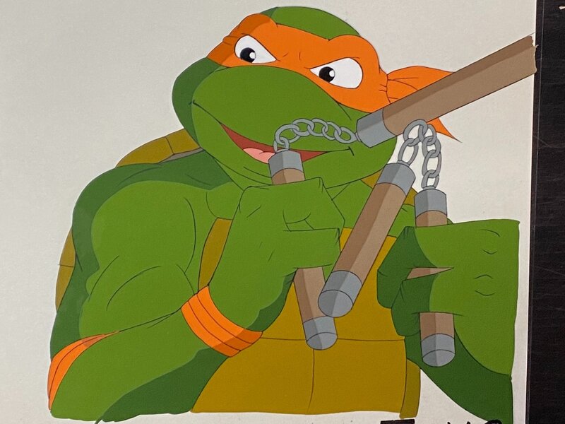 Murakami Wolf Swenson, Teenage Mutant Ninja Turtles (1987-1996) - michelangelo - Œuvre originale