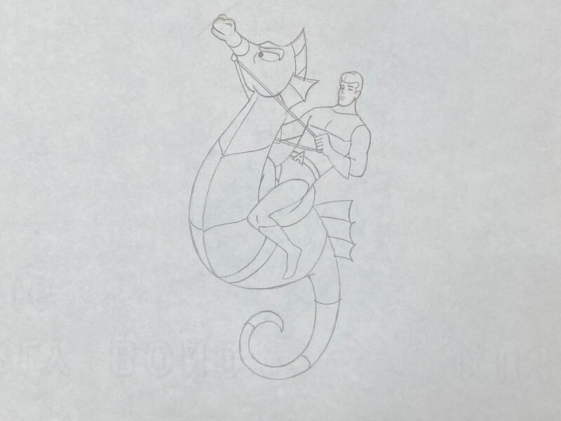 filmation, The Superman/Aquaman Hour of Adventure (1967) - Aquaman - Original art