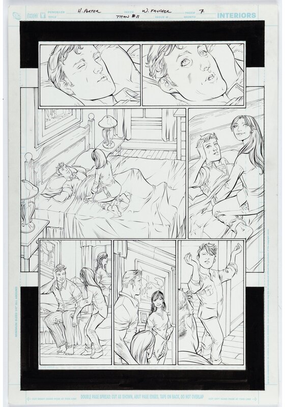 Howard Porter, Wayne Faucher, Howard Porter et Wayne Faucher Titans #11 Page 7  (DC, 2010). - Comic Strip
