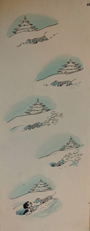 Le chien AZOR COQ (Luis Garcia Gallo) - Comic Strip