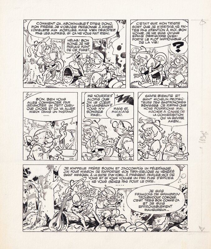 Claude Marin, Frère Boudin - Le tibia sacré planche 13 - Comic Strip