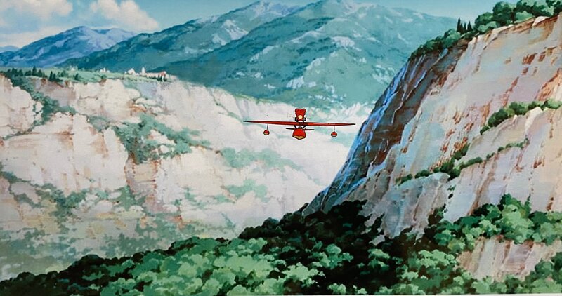 Porco Rosso by Hayao Miyazaki, Studio Ghibli - Original art