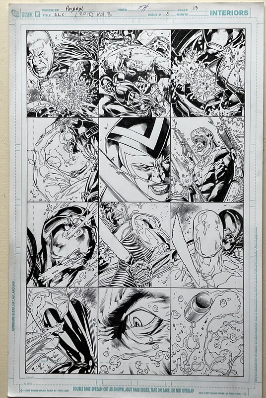 Fernando Pasarin, Green LANTERN CORPS #6 page 13 - Comic Strip