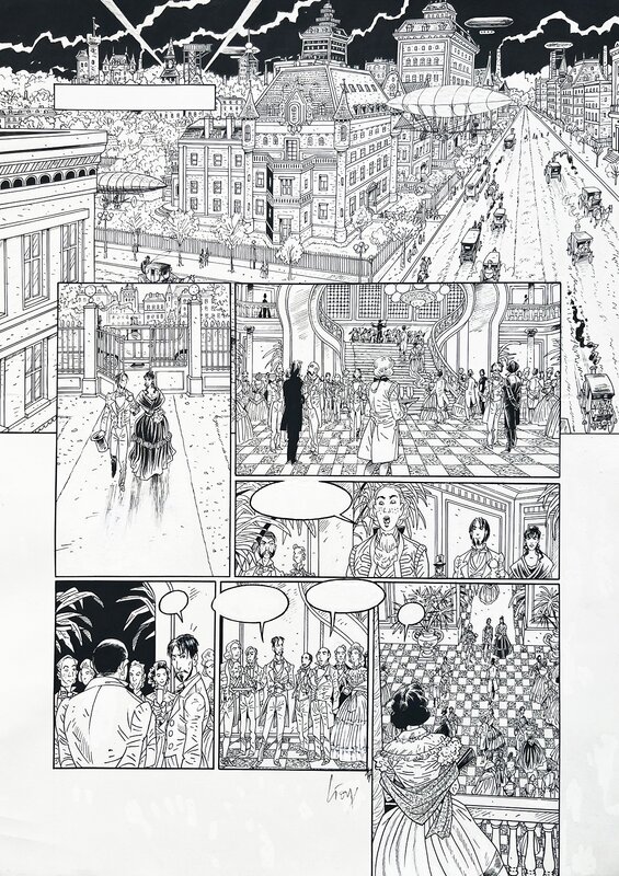 Thierry Gioux, Fred Duval, Hauteville House (Le journal d'Arthur Blake - planche 17) - Planche originale
