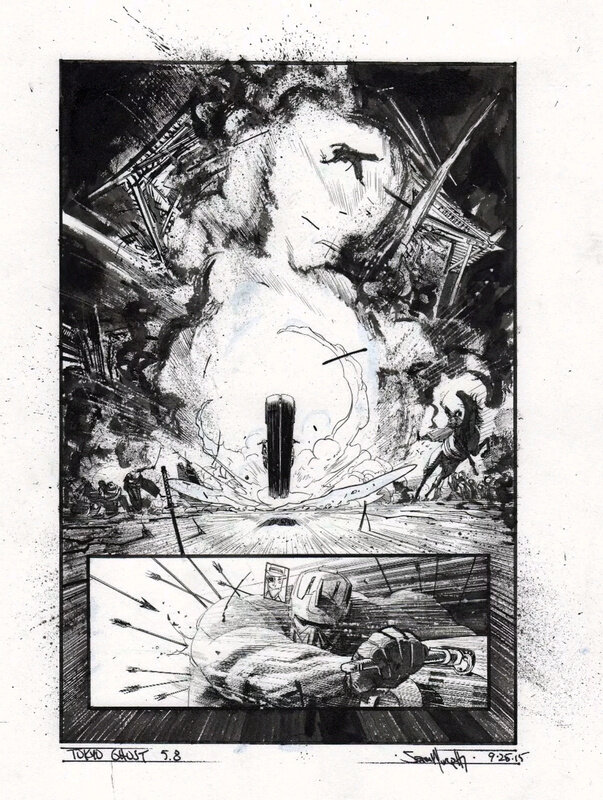 Sean Murphy, Tokyo Ghost issue 5 page 8 - Planche originale