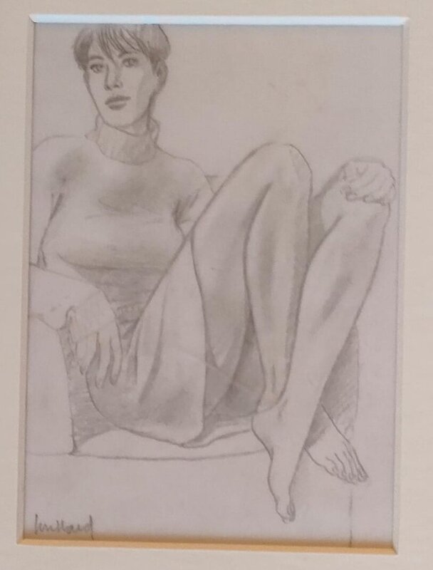 André juillard Louise Le cahier bleu - Œuvre originale