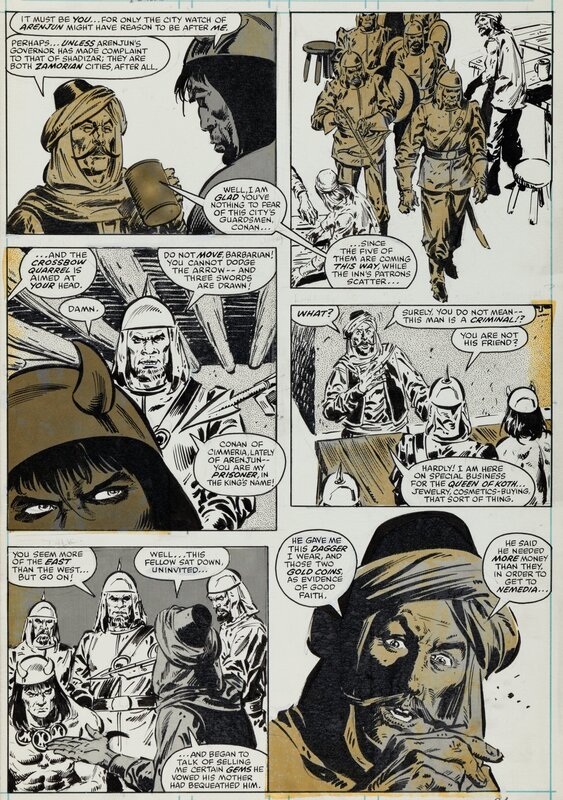 John Buscema, Tony DeZuniga, Savage Sword of Conan - T56 p18 - Comic Strip