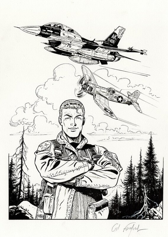 Gil Formosa, BUCK DANNY  F-16 et F4U - Comic Strip