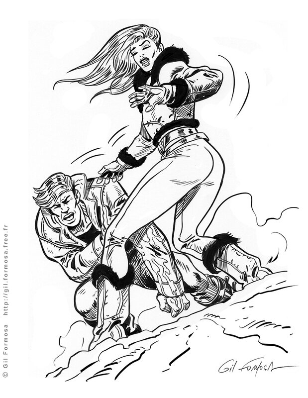 For sale - ROBUR & GAYLE ARDAN by Gil Formosa - Comic Strip