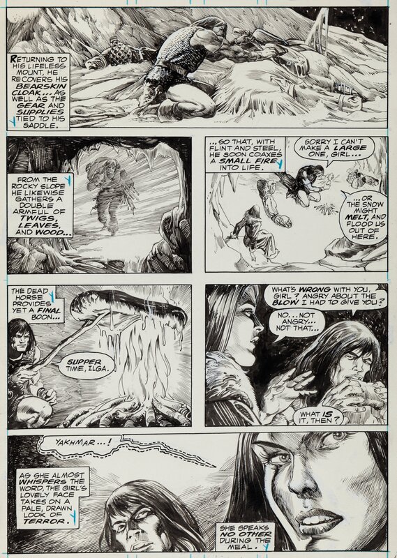 Carmine Infantino, Alfredo Alcalá, Savage Sword of Conan - T34 p11 - Planche originale