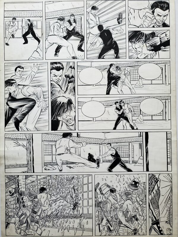 BUSHIDO par Michel Koeniguer - Planche originale