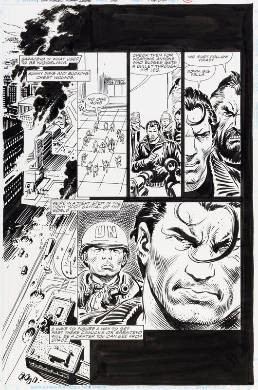 Joe Kubert, Punisher : War Zone - T36 p1 - Comic Strip