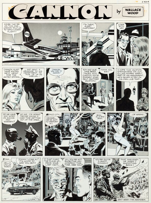 Cannon - C-40 by Wallace Wood, Wally Wood - Comic Strip