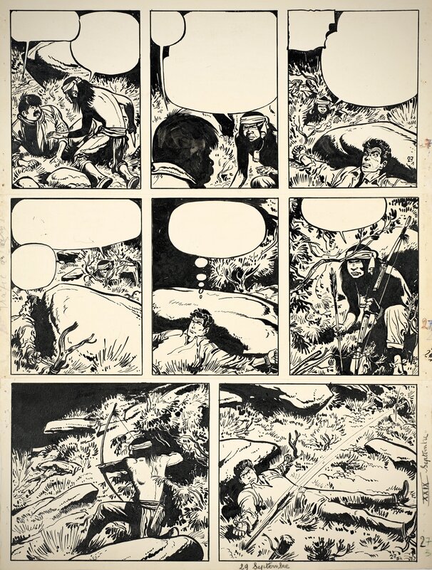 Jijé, Jerry Spring : Trafic  d’armes - Comic Strip