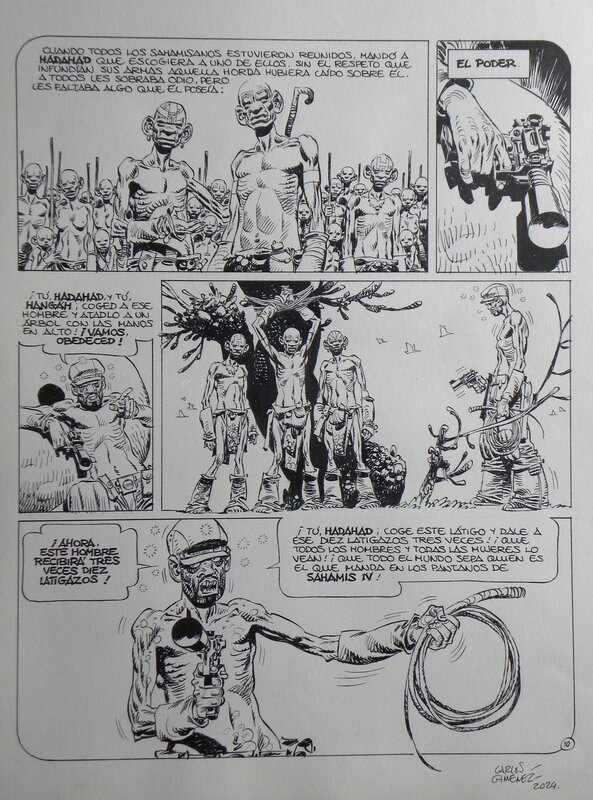 For sale - Carlos Giménez, « Il était une fois dans le futur » – Planche originale – Page 10 – Carlos Gimenez - Comic Strip