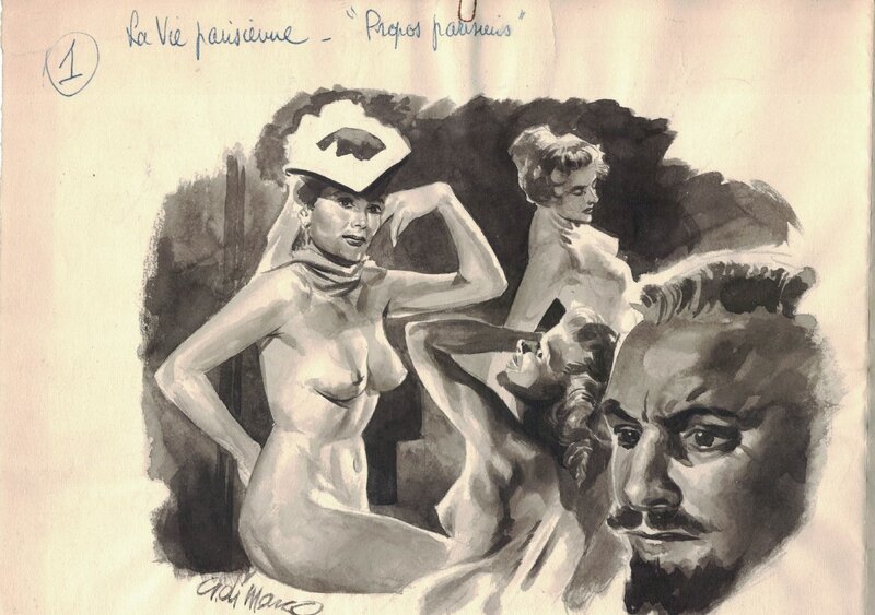 Chapeau Baron par Angelo Di Marco - Planche originale