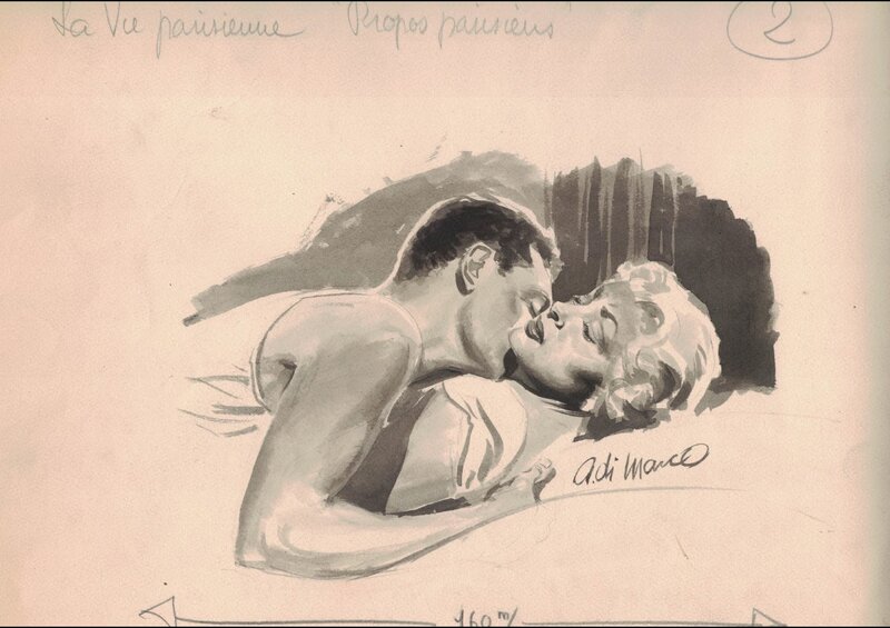 Tendre baiser by Angelo Di Marco - Comic Strip