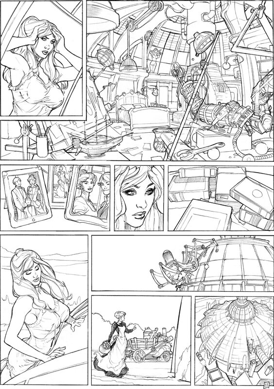 Songes Tome 2 Pl 11 par Terry Dodson - Planche originale