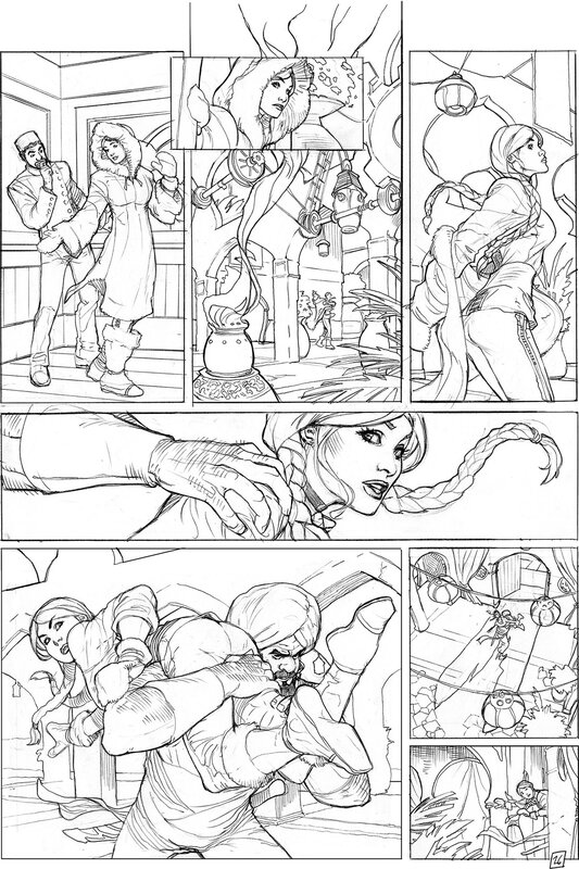 Songes Tome 2 Pl 26 par Terry Dodson - Planche originale